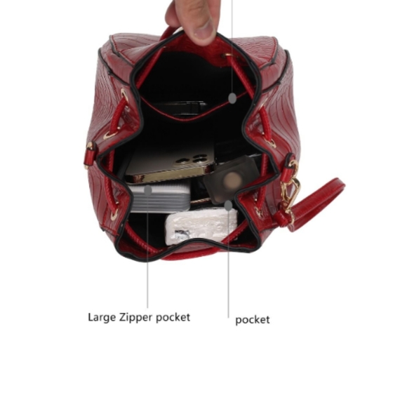 MKF Cassidy Crocodile Embossed Shoulder Bag - Picture 5 of 10